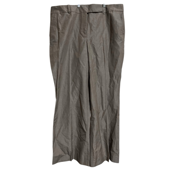 NWT Women's Ann Taylor Plus Gray Curvy Trousers Size 18 - Picture 2 of 8